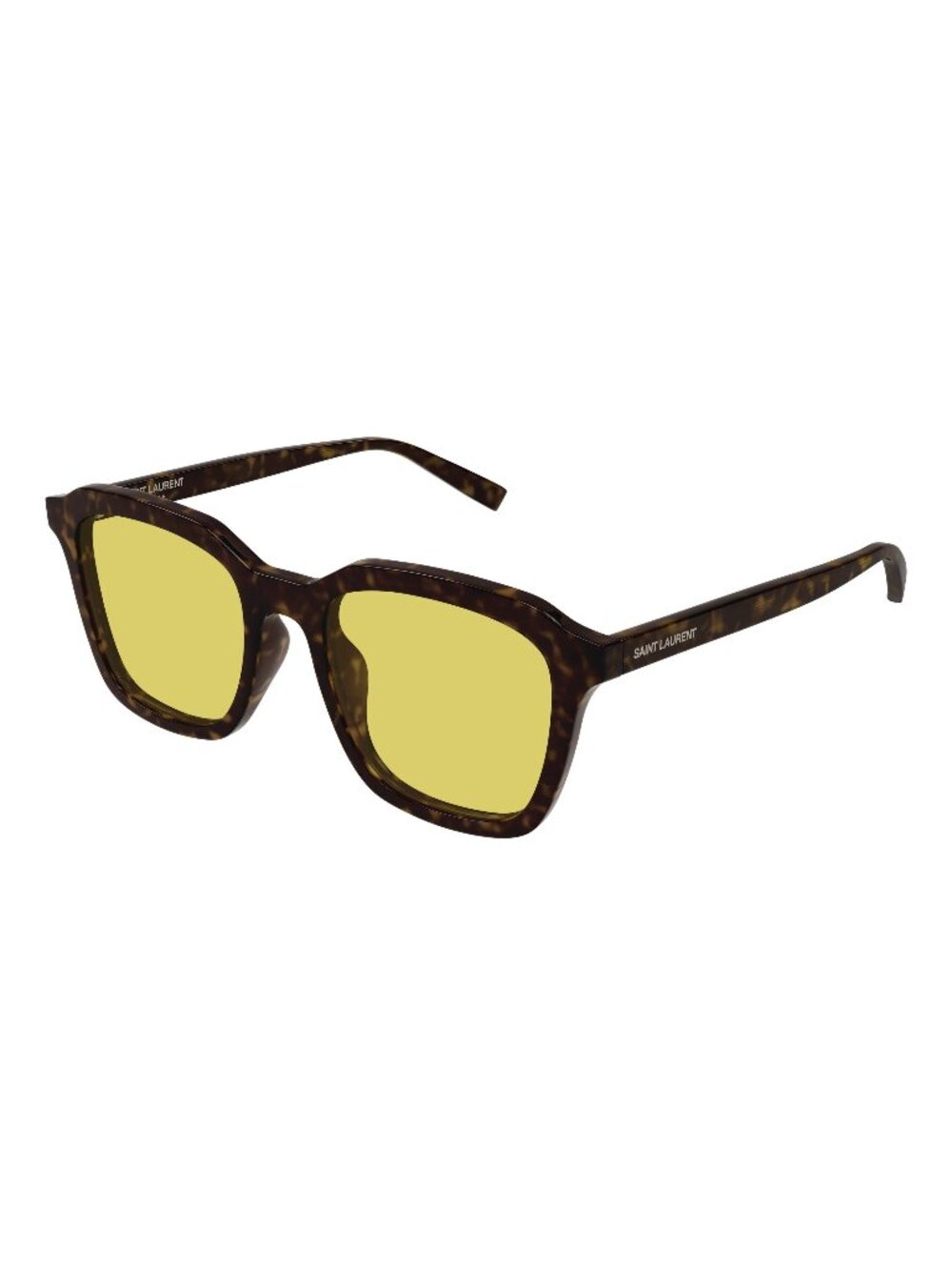 New Saint Laurent Unisex Sunglasses Havana Yellow Lens Acetate Frame SL 457 009
